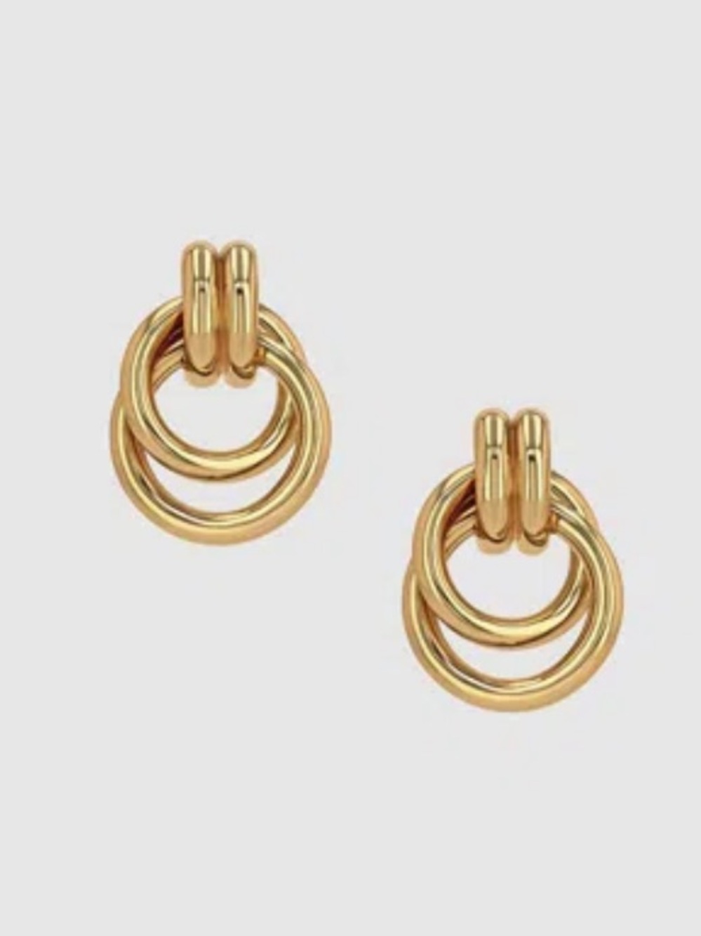 Annie Bing Double Knot Earrings In 14k Gold